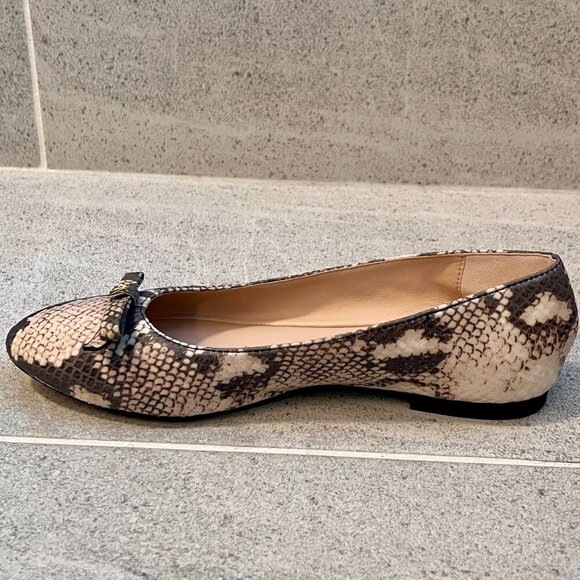 Stuart Weitzman Jodie Python Flats Size 6.5 - Picture 7 of 11